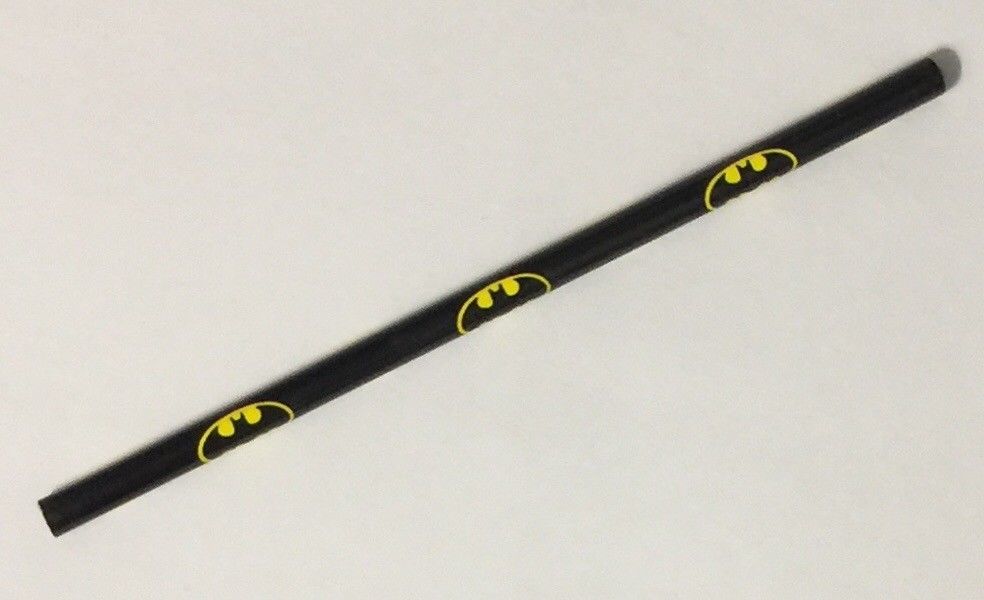 Batman Pencil Applause Black With Yellow Logo - $4.95