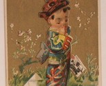 Victorian Trade Card Rob&#39;t Berberich Boots &amp; Shoes Washington DC  Child ... - $4.94