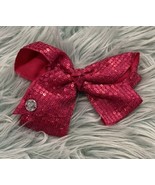 Jojo Siwa Girls Hair Bow Pink Sequin Alligator Clip 5 Inch - $94.08 MXN