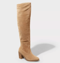 Damen May Overknee Zerknautscht Stiefel - Universal Thread Hellbraun 6.5 - $19.99