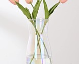 8&quot; Tall Iridescent Glass Vase - For Flowers, Centerpieces, Home Decor - $18.99