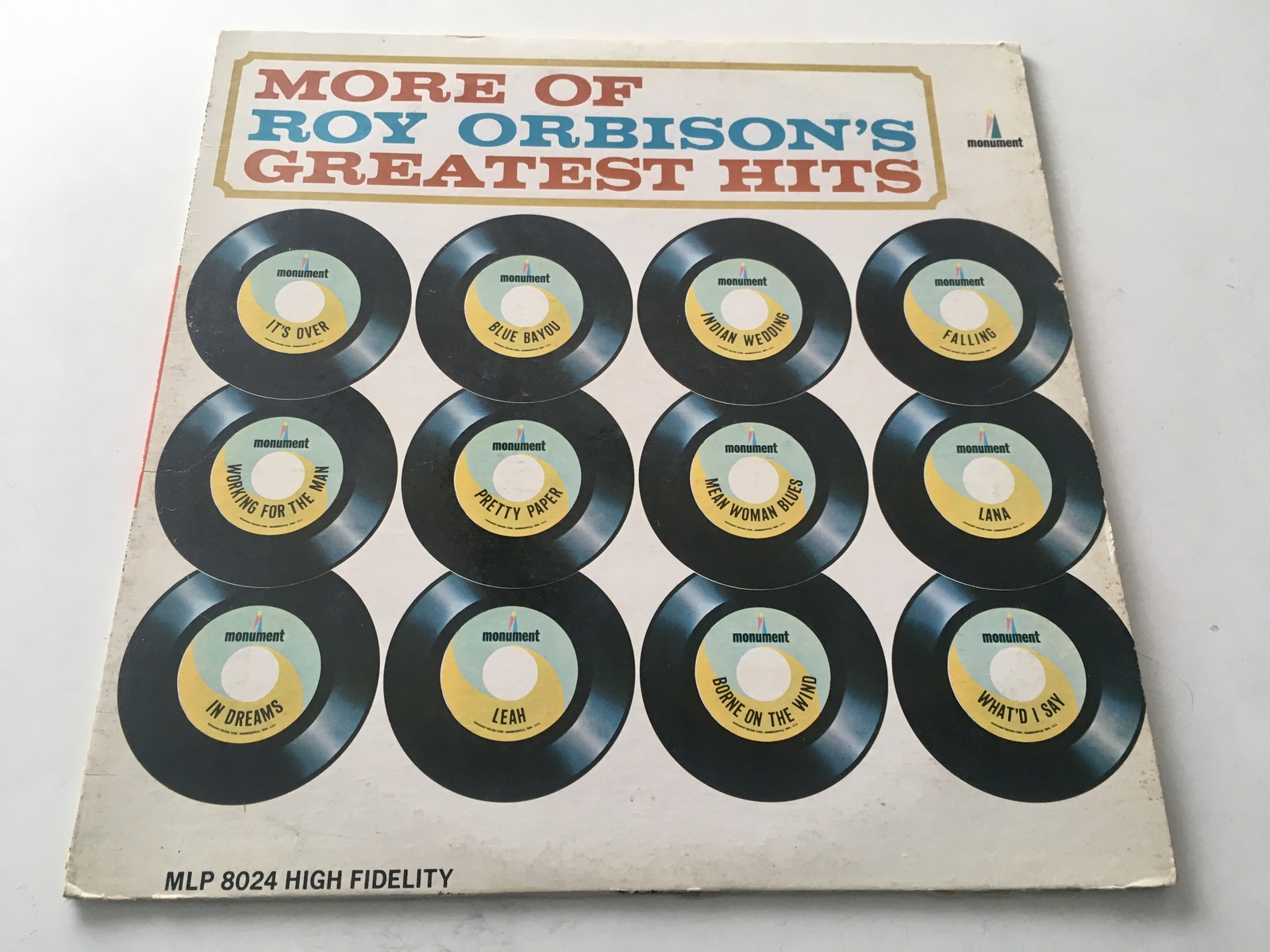 Roy Orbison - More Of Roy Orbison's Greatest Hits LP Vinyl Record Album Item image 9