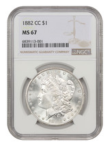 1882-CC $1 Ngc MS67 - £5,682.21 GBP