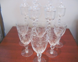 Vintage Australian Crystal Stemware, water glasses  and wine glasses wit... - $160.00