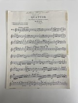 Quatuor | Violin I Sheet Music - $8.86