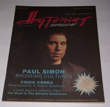 Paul Simon Happening Magazine Vintage 1987 Chick Corea Long Beach Grand ... - £19.65 GBP