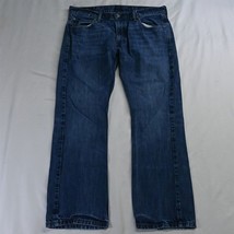 Levi&#39;s 36 x 30 527 Bootcut Dark Wash Denim Jeans - £22.34 GBP