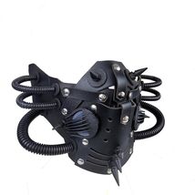 Ubauta Steampunk Leather Mask Adjustable Rivets Tubular Design Black - €11,74 Ubauta Steampunk Leather Mask Adjustable Rivets Tubular Design Black - €11,74 EUR