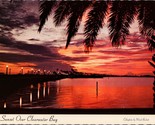 Sunset Over Clearwater Bay FL Postcard PC542 - $4.99