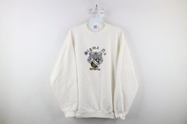 Vintage 90s Russell Athletic Mens XL Spell Out Sima Nu Fraternity Sweatshirt USA - £62.28 GBP