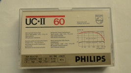 Vintage Rare Philips UC-II 60 Type Ii Cassette Tape - £10.56 GBP