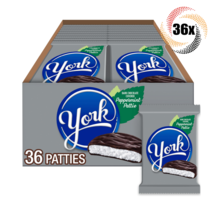 Full Box 36x Packs York Dark Chocolate Covered Peppermint Pattie Candy | 1.4oz - $64.55