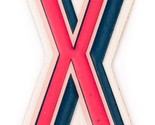 ANYA HINDMARCH By Charlotte Stockdale Letter X Sticker Vintage Chalk Red... - $34.61