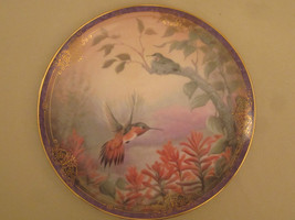 Hummingbird Collector Plate Delicate Splendor Martin Nature&#39;s Little Treasures 3 - £26.64 GBP