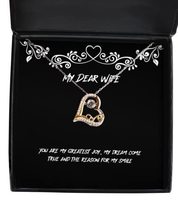 Wife for Wife, You are My Greatest Joy, My Dream Come True and The, Uniq... - £39.52 GBP