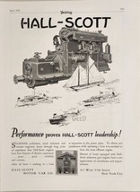1927 Print Ad Hall-Scott Motor Car Marine Engines New York,NY - $20.68