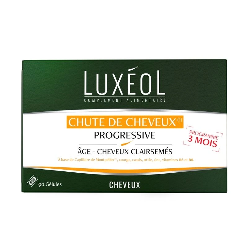 LUXEOL Progressive Hair Loss - 3-month treatment - 90 capsules EXP:2027 - $81.95