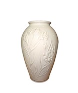 Lenox Vase  8&quot; Embossed Flowers Ivory w Gold Trim USA Masterpiece Collec... - €19,80 EUR