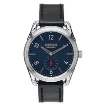 Nixon A459-008 Mens C39 Blue Red Horween Leather Watch - £71.18 GBP