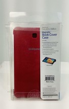 Tablet Cover, Samsung Galaxy Tab 4 Magnetic Book Cover Case, Red - $13.04