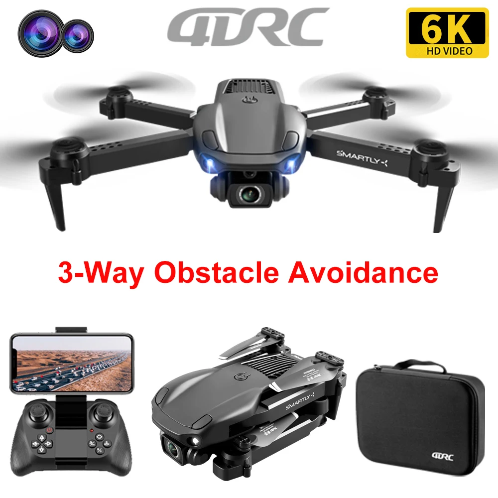  4drc v22 obstacle avoidance wifi fpv professional 4k dual hd camera foldable selfie rc thumb200