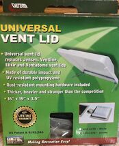 1 Ea Valterra Universal Vent Lid - Smoke (A10-3376) - $24.63