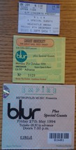 Blur 3 Ticket Stub Lot 91 Cardiff University 94 Empire + 95 Newcastle Ar... - £11.73 GBP