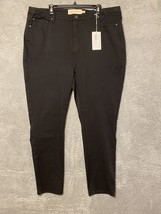 Women&quot;s Soft Surroundings The Ultimate High Rise Slim Skinny Jeans Black Sz 20W - £18.48 GBP