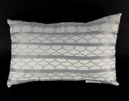 Croscill ISLA Grey Boudoir Pillow 21&quot; x 14&quot; New - £28.60 GBP