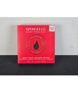 Spongelle Cherry Tonka  Musk Sponge Body Wash Infused Buffer New Sealed - $8.86