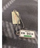 1953 Indiana DAV License Plate Keychain Tag Disabled American Veteran - WW2 - €14,20 EUR