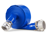VEVOR Backwash Hose 3"x50' Blue PVC Camlock Aluminum Sewage Water - $55.90