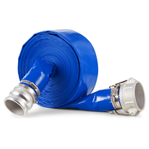 VEVOR Backwash Hose 3"x50' Blue PVC Camlock Aluminum Sewage Water - $55.90