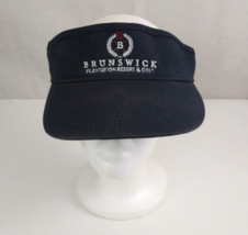 Brunswick Plantation Resort &amp; Golf Blue Embroidered Unisex Adjustable Visor - $9.69