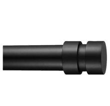 Briofox Adjustable Curtain Rod 72-144 inch Modern Style (Black) - £12.99 GBP