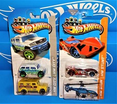 Hot Wheels 2013 Lot of 4 Armored Truck Rockster Sky Knife Scoopa Di Fuego - £6.22 GBP