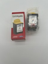 Official Lexmark 20 Tri-Color Ink Cartridge 15M0120 Genuine Factory Sealed - $5.00