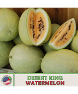 10 Desert King Watermelon Seeds, Heirloom, Non-Gmo From US - £8.95 GBP