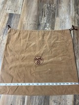 Hermes Brown Dust Bag Auth W 21 xH 19 in. Storage Drawstring Fast ship - €38,48 EUR