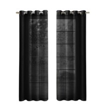 Set of Two 84&quot;  Black Solid Modern Window Panels - $3,073.78 MXN