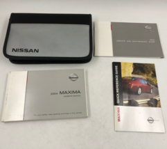 2004 Nissan Maxima Owners Manual Handbook Set with Case OEM H01B26005 - $13.49