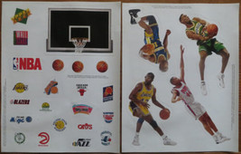 1993 Upper Deck NBA 2 Sheets Stickers - $4.00