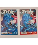 Thor # 2 (Marvel)2015 1st &amp; 2nd print Variant 1st Jane Foster as Thor Lo... - $418.05 MXN