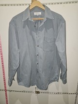 Mens M&amp;S  Medium  Blue Long Sleeve Smart Casual Shirt Express Shipping - $22.71