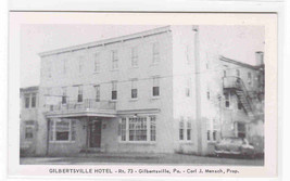 Gilbertsville Hotel Gilbertsville Pennsylvania postcard - $5.94