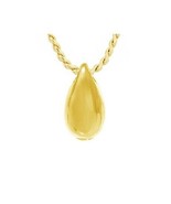 Teardrop 10KT Gold Cremation Jewelry Urn - $820.55 CAD