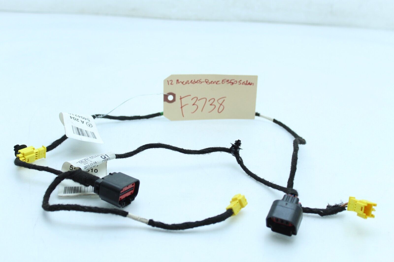 10-16 MERCEDES-BENZ E350 SEDAN Front Right Passenger Seat Wire Harness F... - $34.40