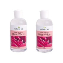 Natures Aid Rosewater (Triple Strength) 150ml - 2 Bottle Pack  - £21.66 GBP