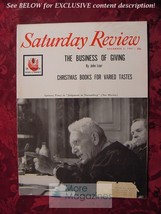Saturday Review December 2 1961 Spencer Tracy Judgement Nuremberg Seymour Melman - £7.20 GBP