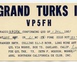 VP5FH QSL Card Grand Turks Island 1957  - $13.86